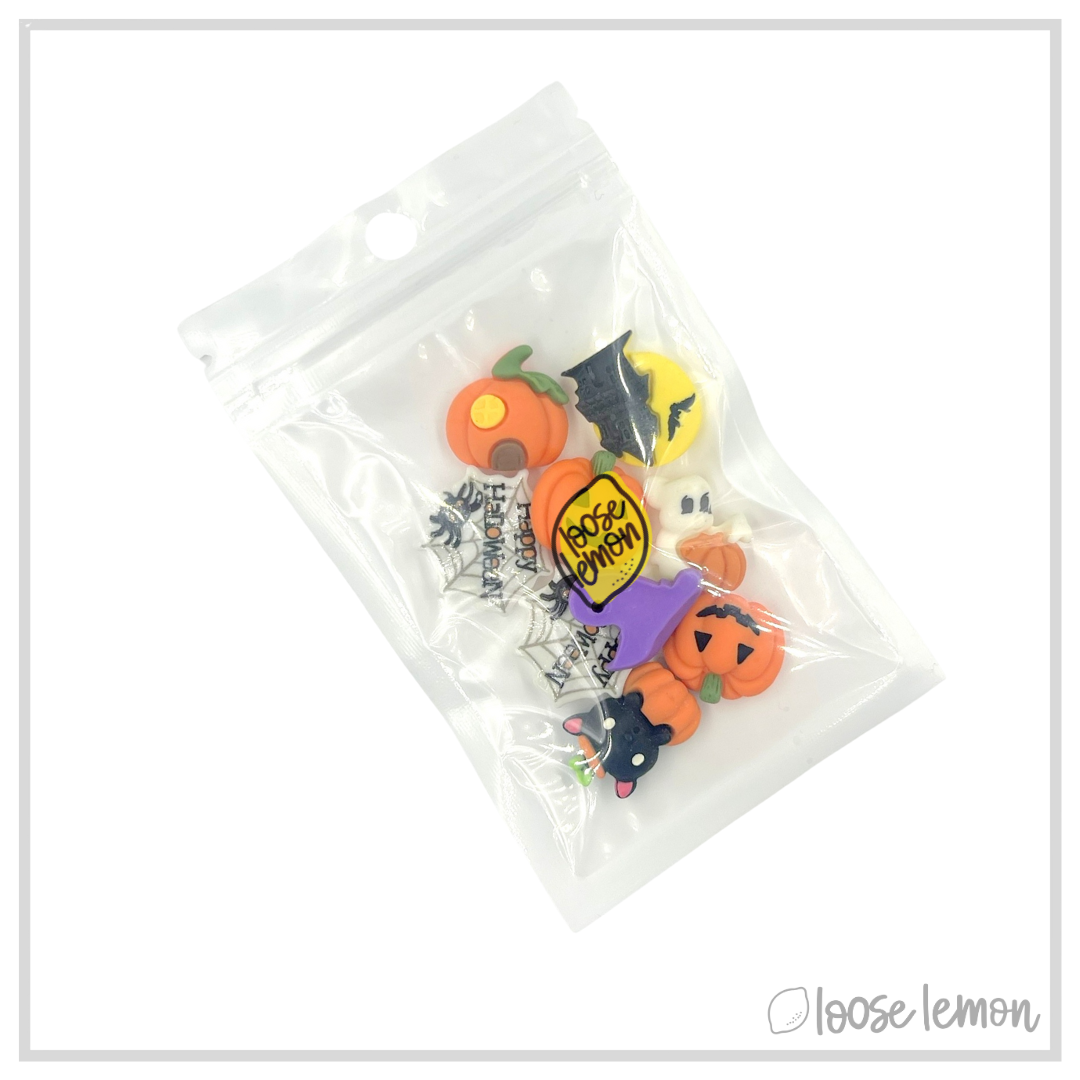 Halloween Resin Mix x 9 | Flatback
