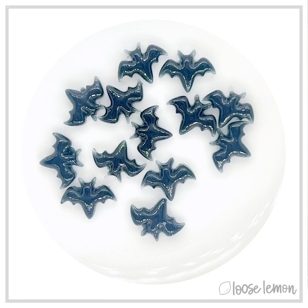 Mini Resin Bats x 12 | Flatback