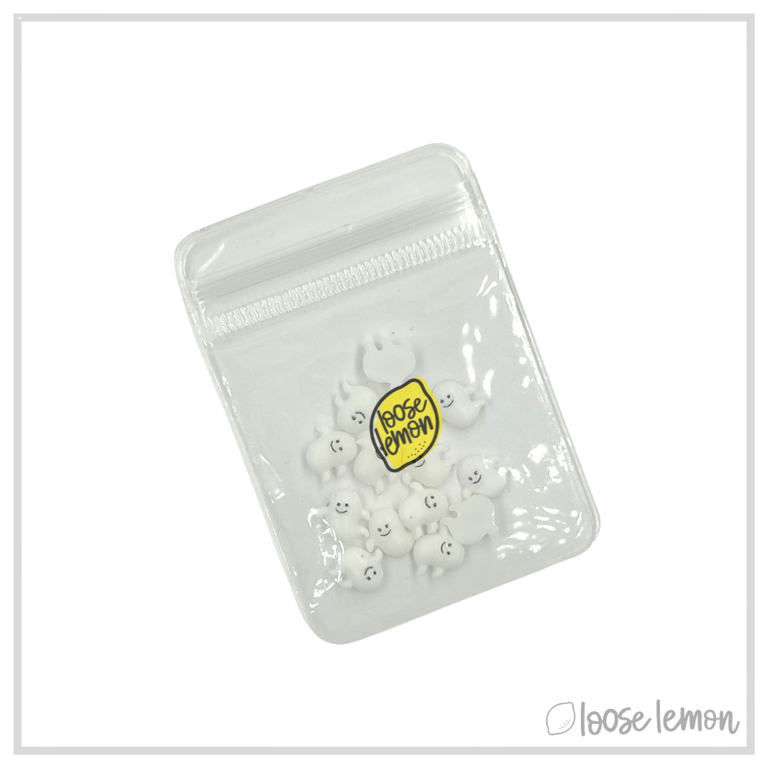 Mini Resin Ghosts x 12 | Flatback