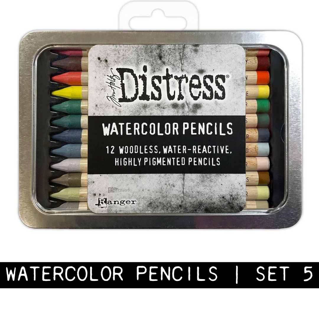 Tim Holtz Distress Watercolor Pencils | Set 5 (TDH83597)