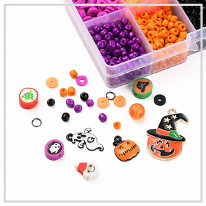 Flat Beads Bracelet Set (Halloween)