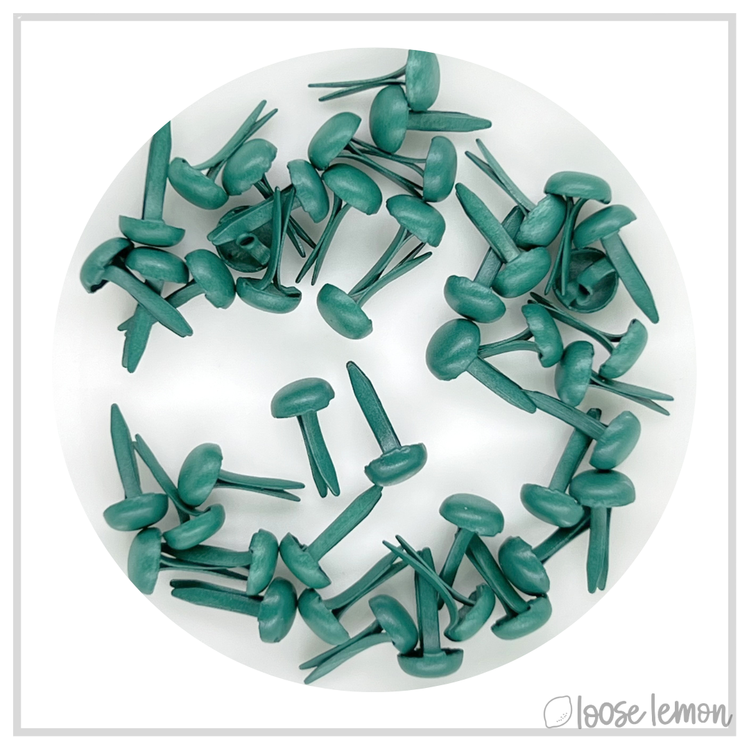 Mini Brads X 50 | Teal