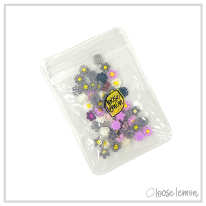 Mini Resin Flowers  | Purples (2g)