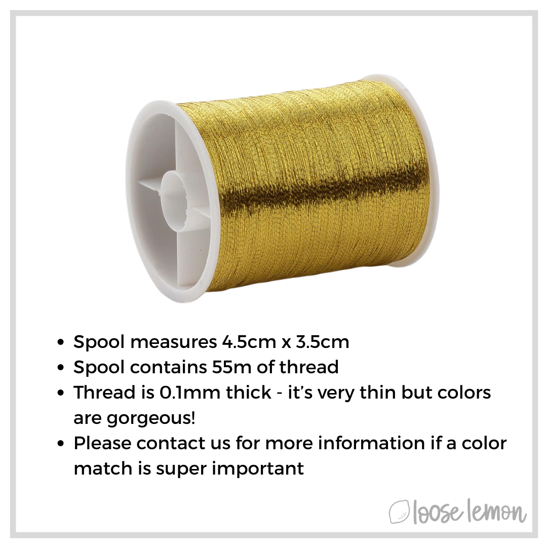 Metallic Thread (Multi)  | 0.1Mm X 55M