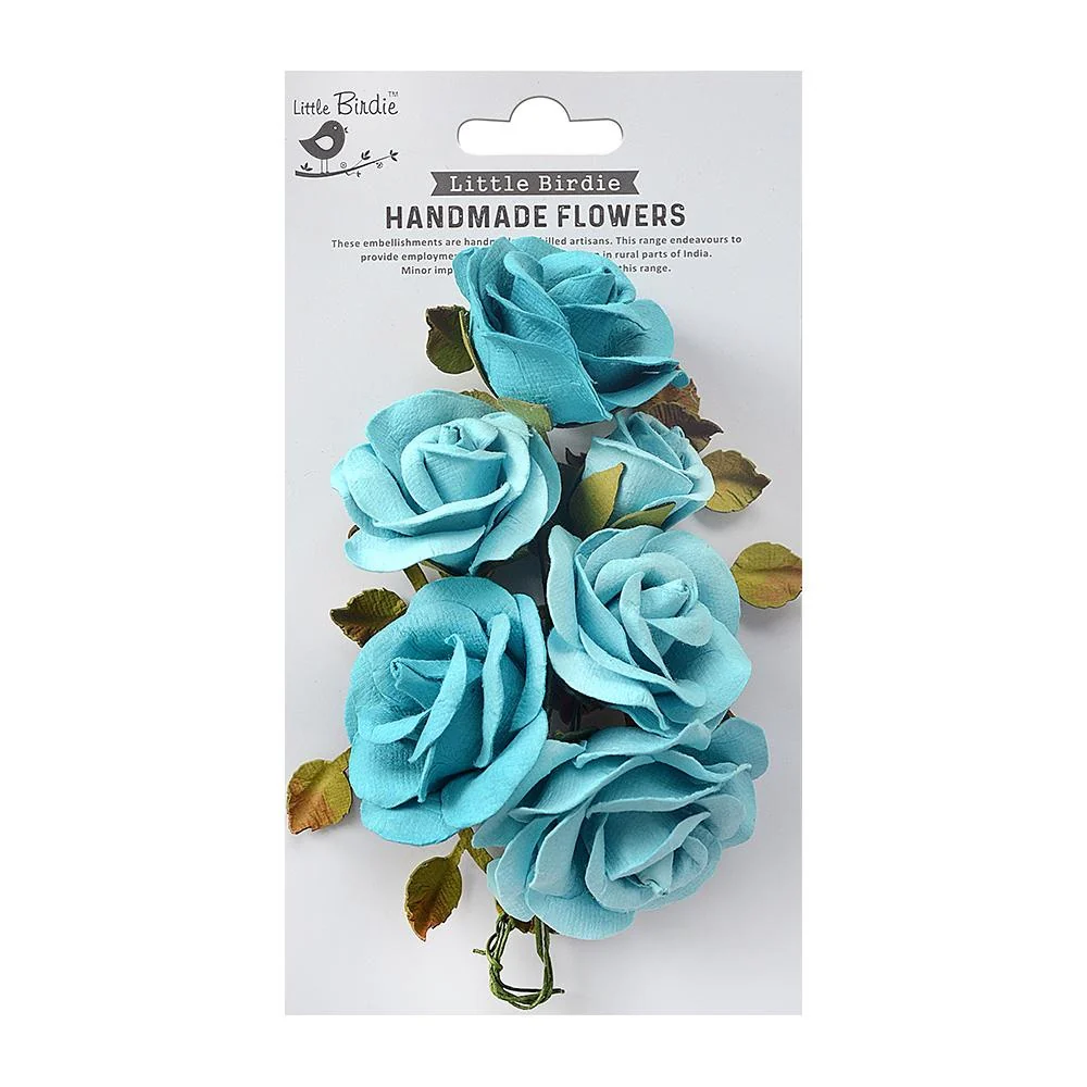 Little Birdie Handmade Paper Flowers | Marva Blue Bouquet