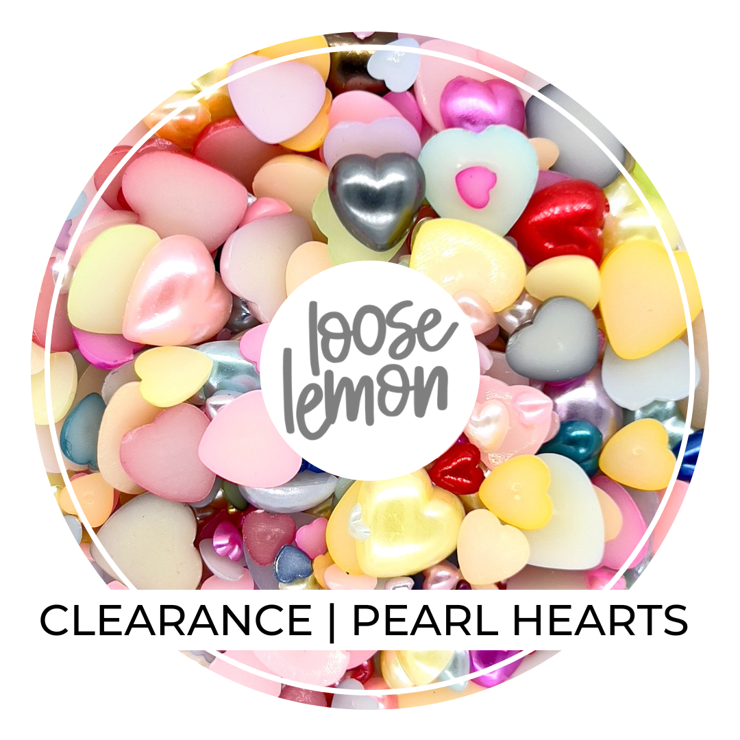 Clearance Mixed Pearl Hearts