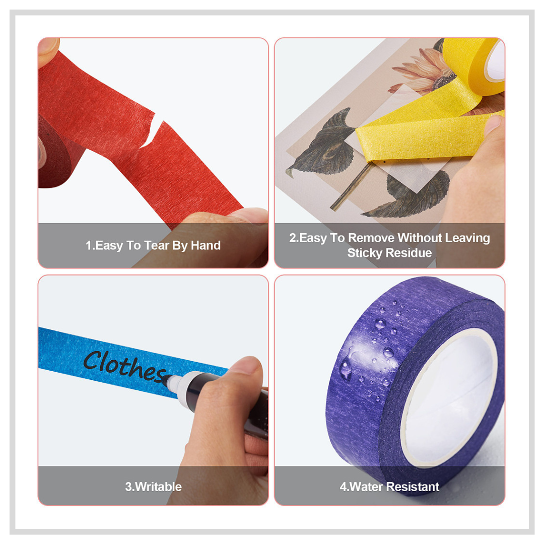 Purple Crepe Washi Tape (15M)