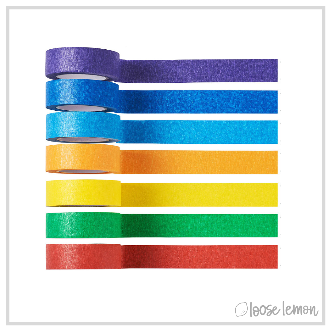 Purple Crepe Washi Tape (15M)