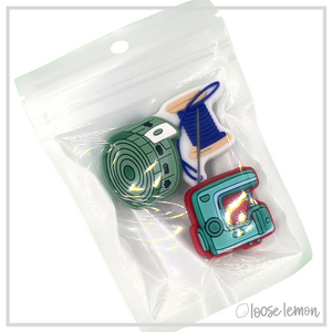 Sewing  / Craft Croc Charms Pack x 3