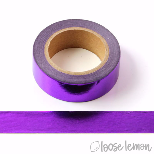 Purple Foil - Washi Tape (10M)