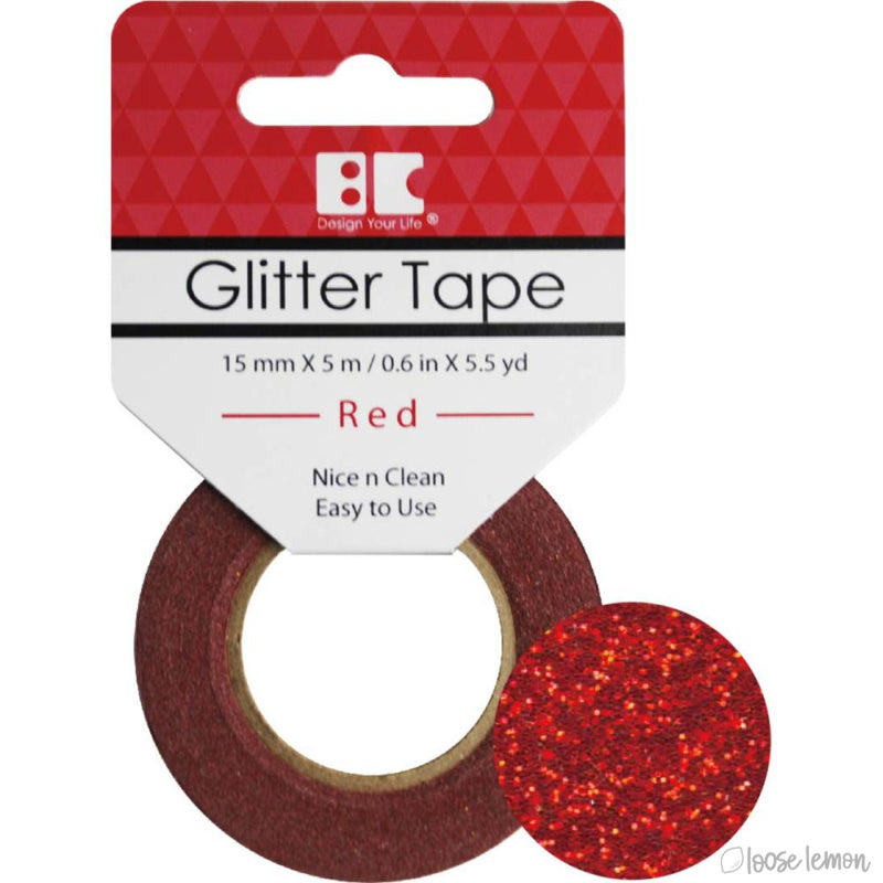 Red Glitter Tape (5M)