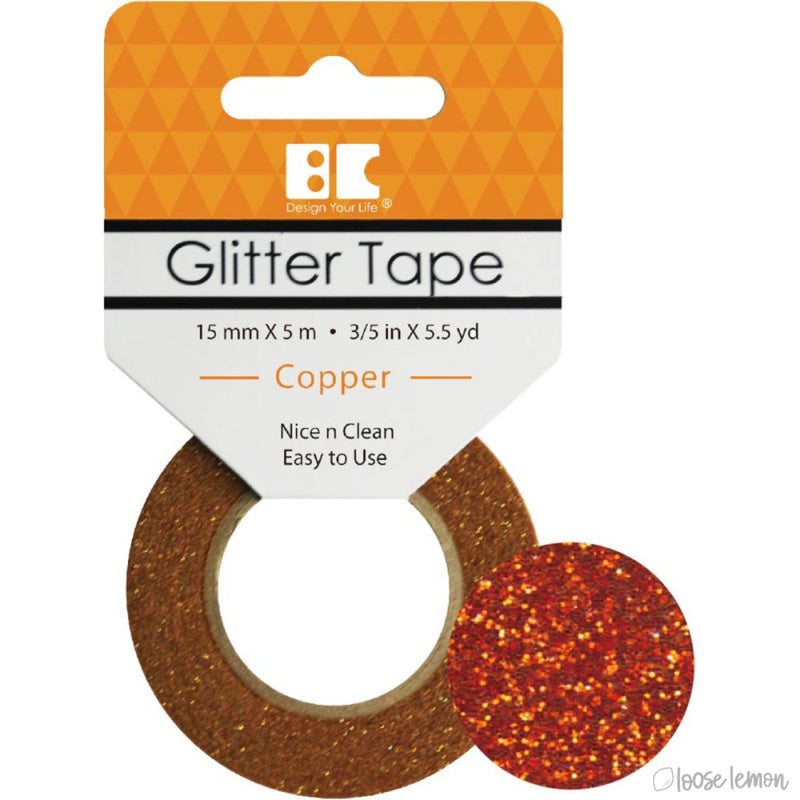 Copper Glitter Tape (5M)