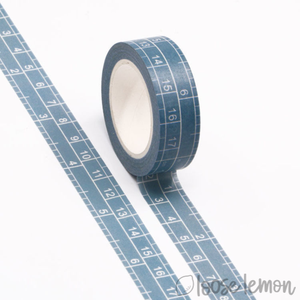 Blue Ruler - Washi Tape (10M)