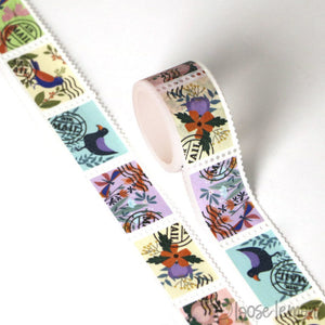 Nature Stamp Washi Tape  | 25Mm  X3M