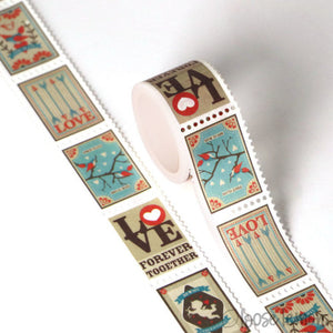 Love Stamp Washi Tape  | 25Mm  X3M
