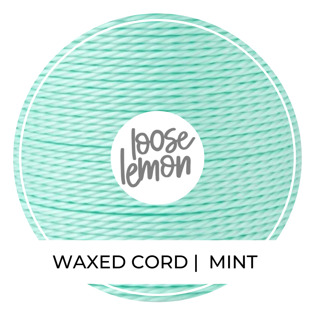 Waxed Cord | 10M Roll | Mint