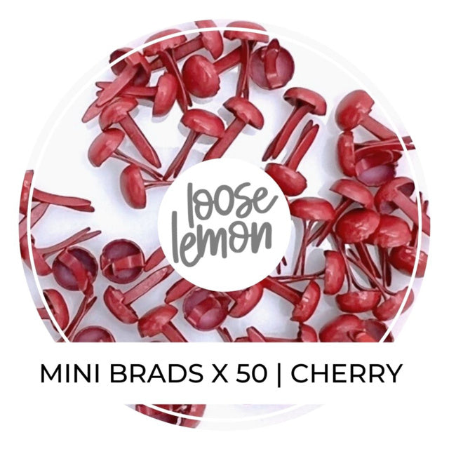 Mini Brads X 50 | Cherry