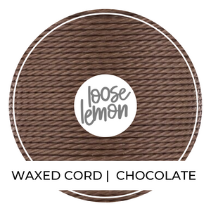 Waxed Cord | 10M Roll | Chocolate