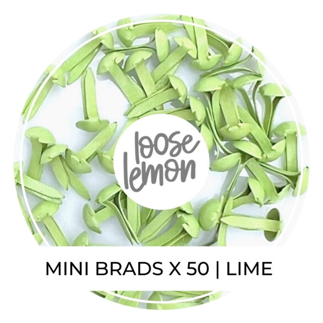 Mini Brads X 50 | Lime