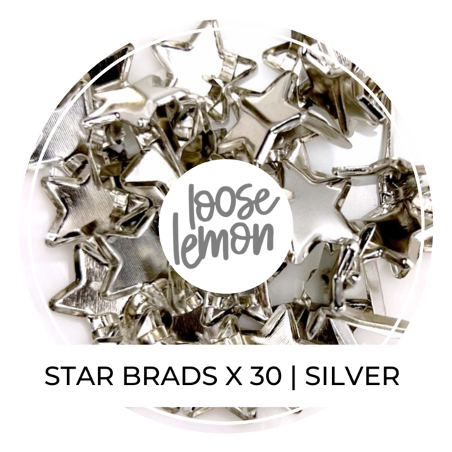 Star Brads X 30 | Silver