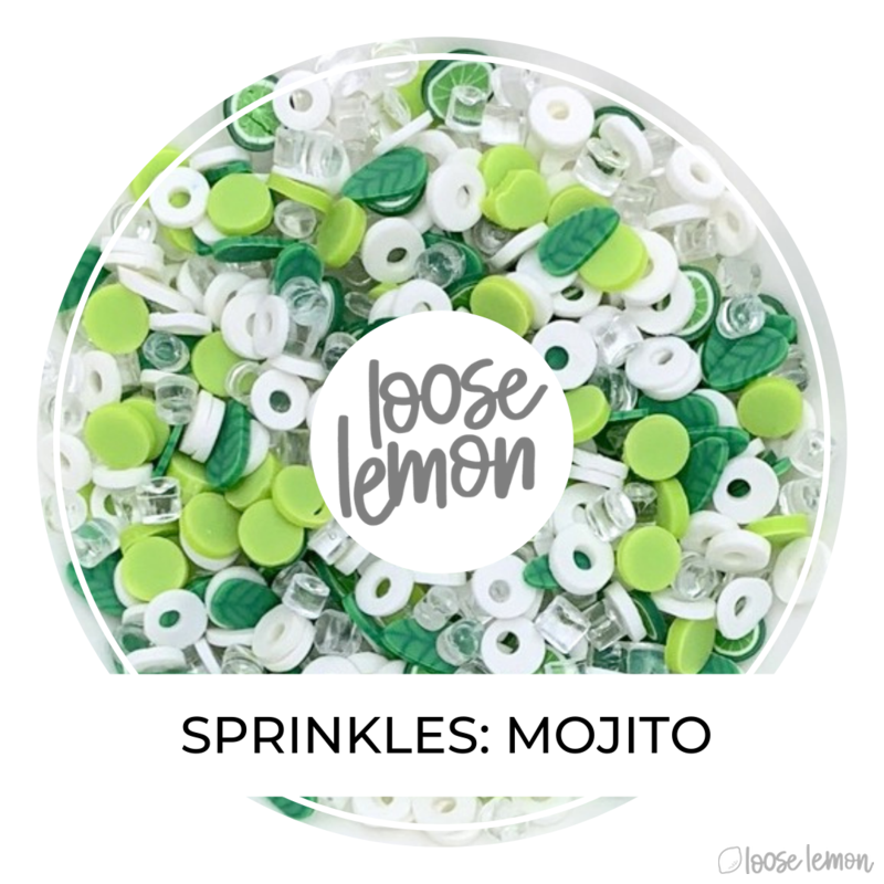 Clay Sprinkles  Neon Flowers - Loose Lemon Crafts