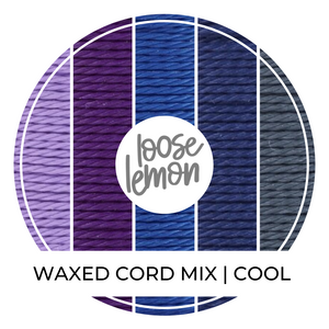 Waxed Cord Bundle | 5 X 10M Rolls | Cool