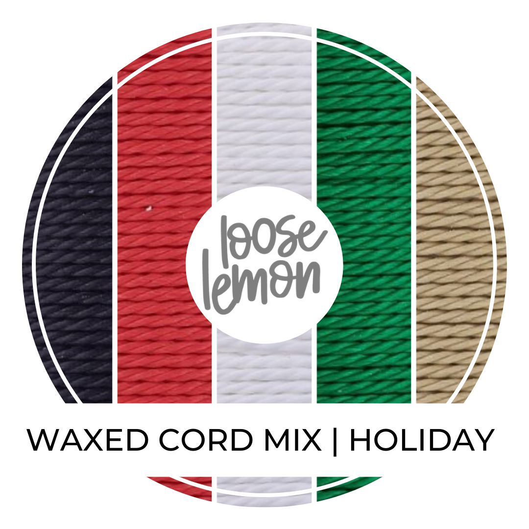 Waxed Cord Bundle | 5 X 10M Rolls | Holiday