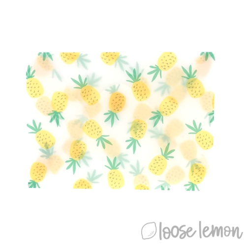 Pineapples Vellum Envelopes X 3