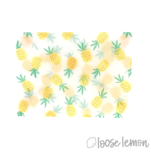 Pineapples Vellum Envelopes X 3
