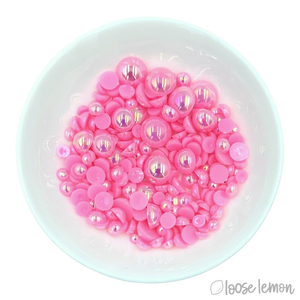 Mirror Pearls | Bubblegum (Mixed Sizes)
