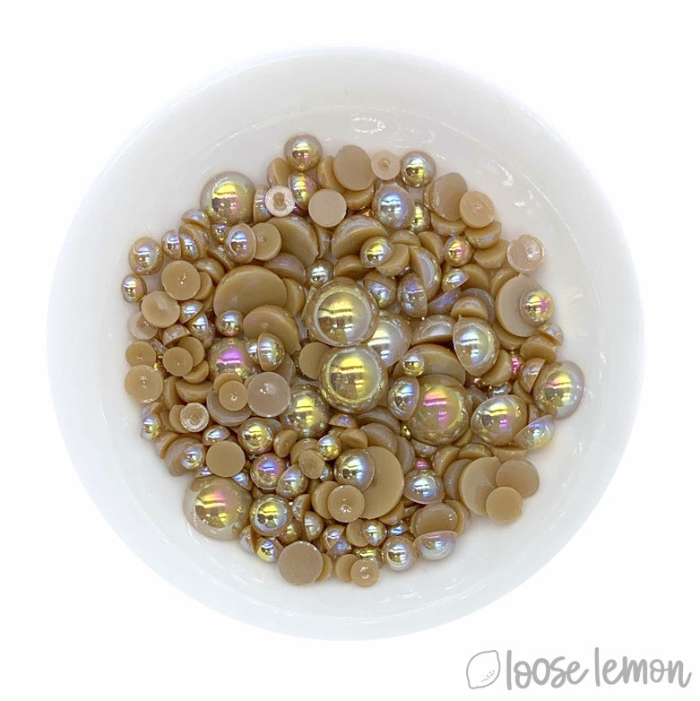 Mirror Pearls | Fawn (Mixed Sizes)