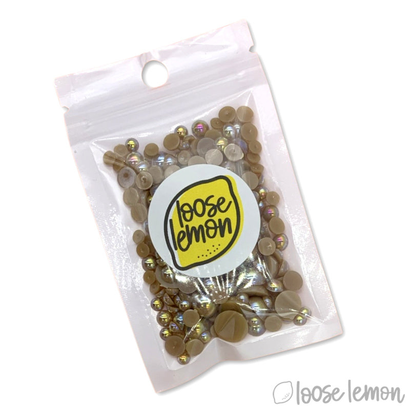 Mirror Pearls | Fawn (Mixed Sizes)