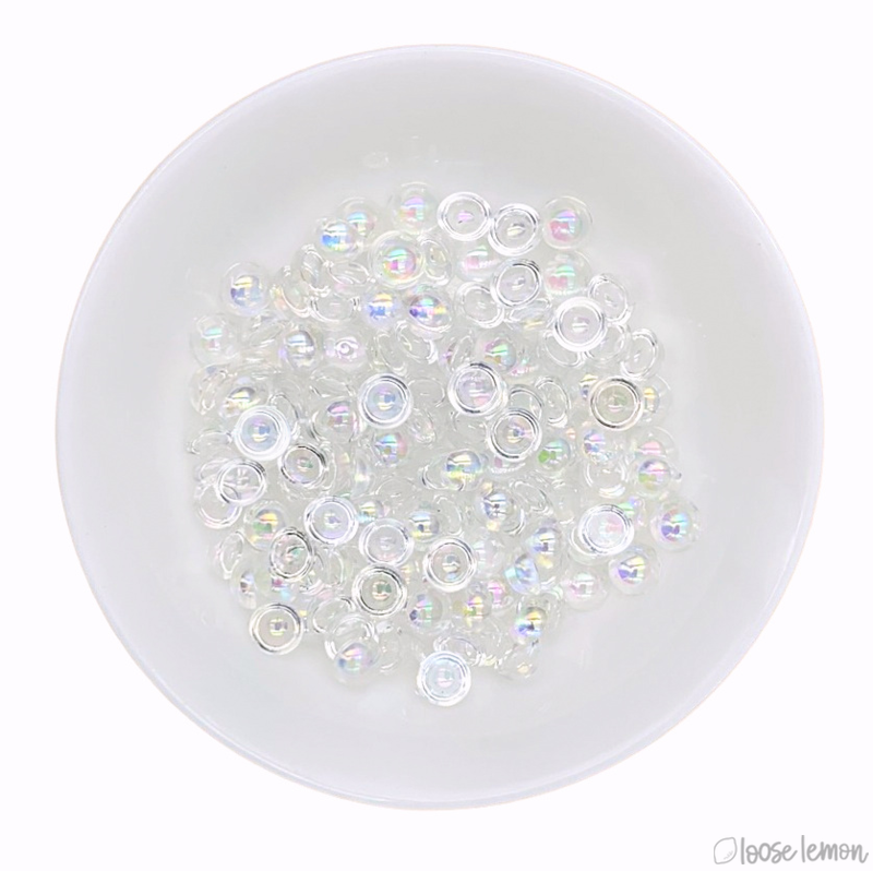 Iridescent Round Drops | 6Mm