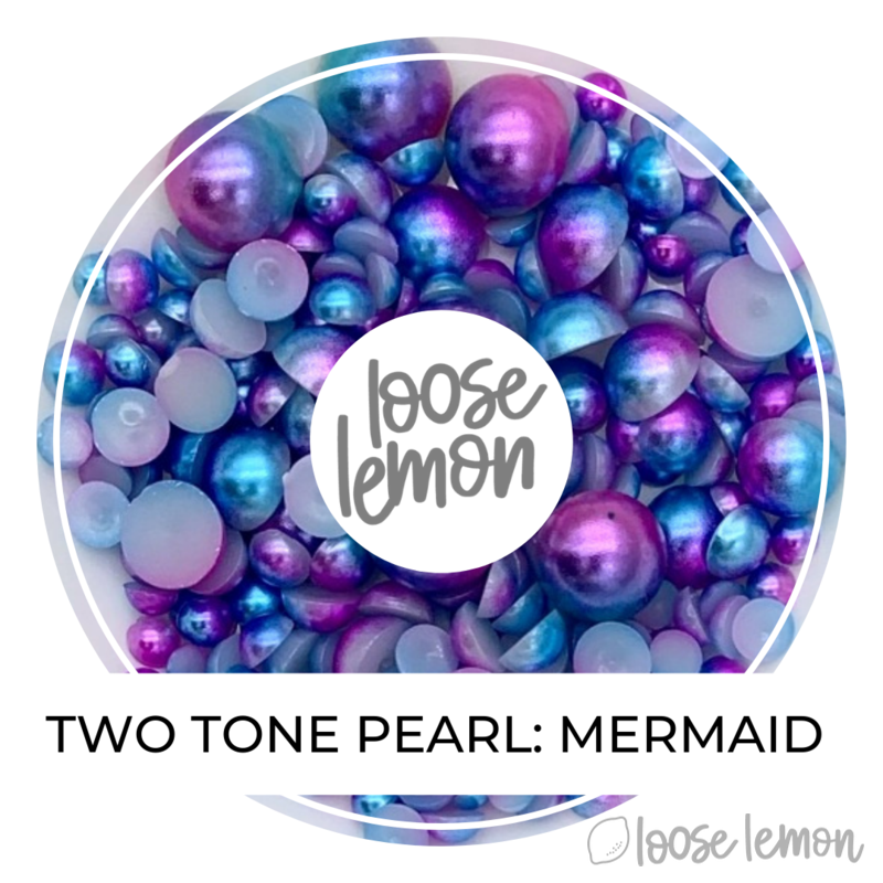 Two Tone Pearls  Mermaid (Mixed Sizes) - Loose Lemon Crafts