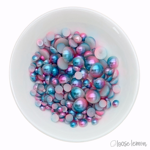 Two Tone Pearls  Mermaid (Mixed Sizes) - Loose Lemon Crafts