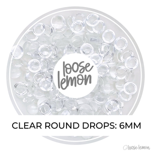 Clear Round Drops | 6Mm Diameter