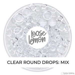 Clear Round Drops | Mixed Sizes