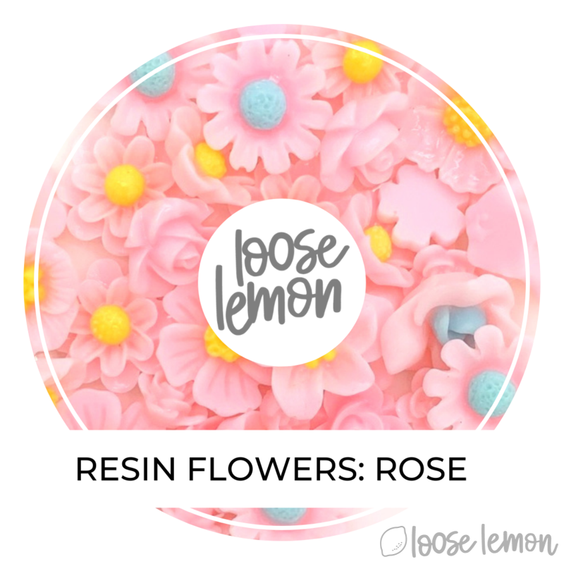 Single Colour Resin Flowers | Rose