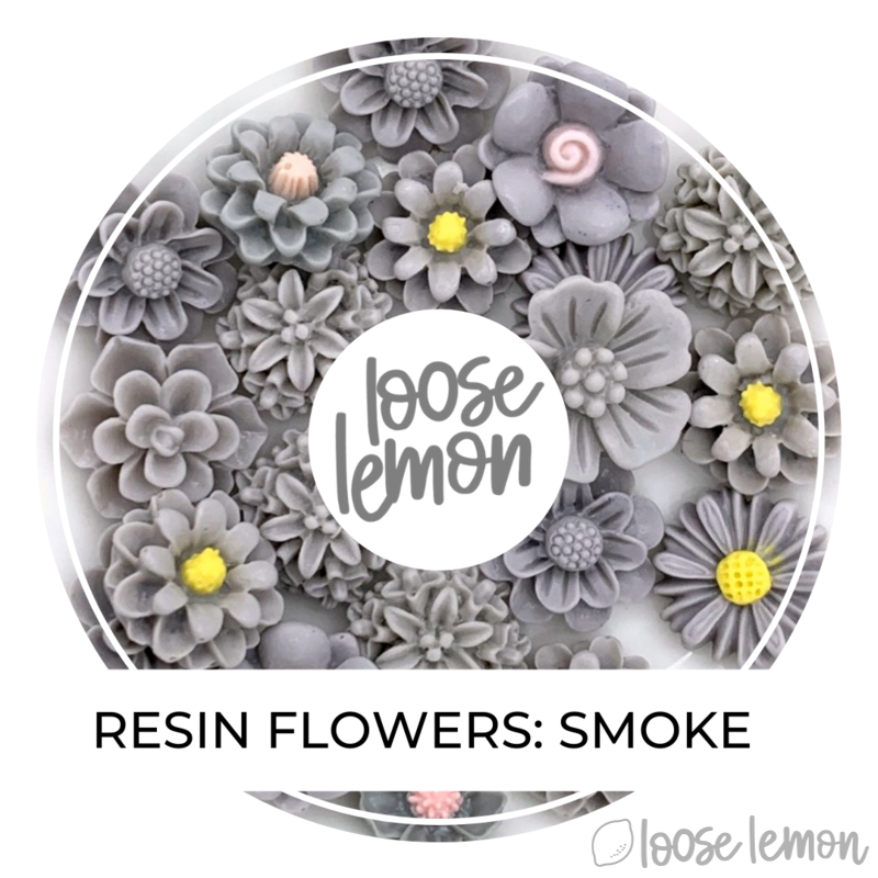 Single Colour Resin Flowers | Smoke