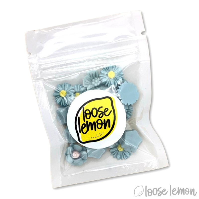 Single Colour Resin Flowers | Cornflower