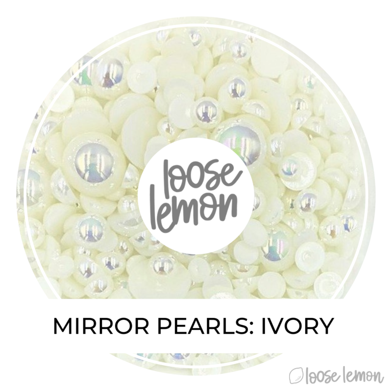 Mirror Pearls | Ivory (Mixed Sizes)
