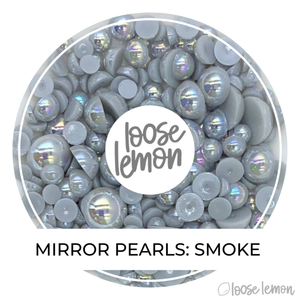 Mirror Pearls | Smoke (Mixed Sizes)
