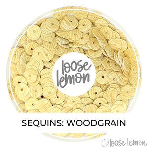 Sequins | Woodgrain (6Mm)