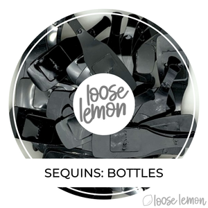 Sequins | Champagne Bottles
