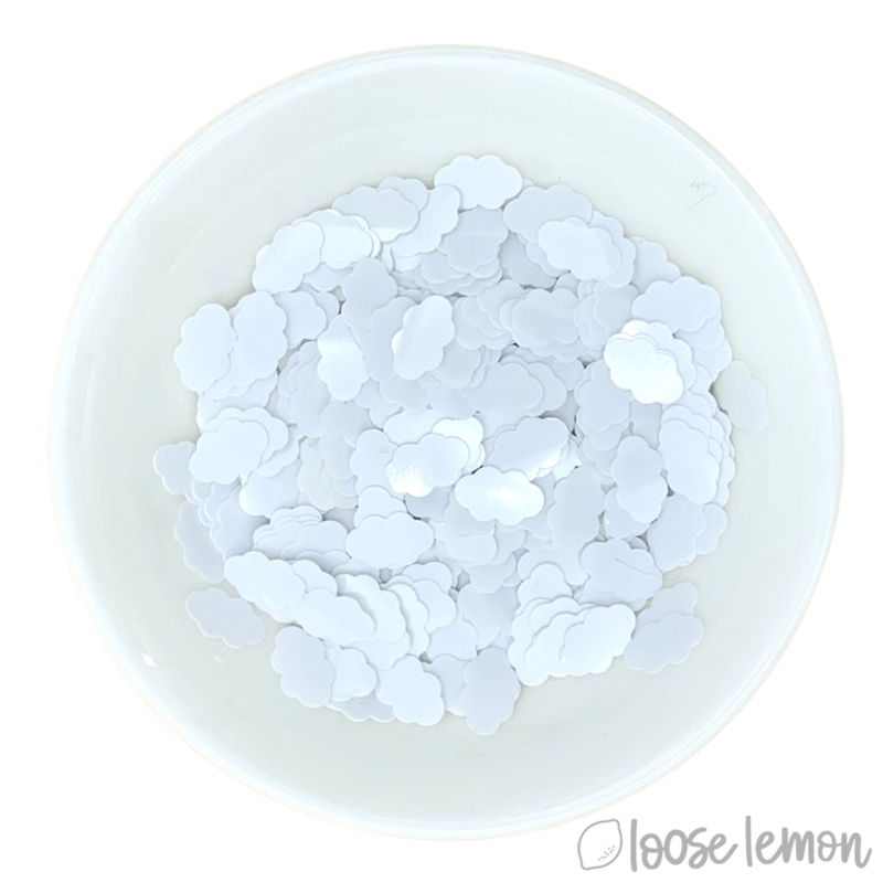 Sequins | Bright White Clouds