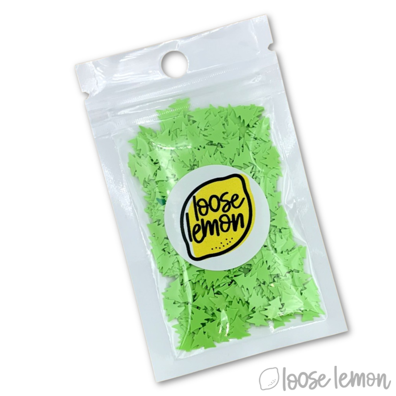Sequins | Mini Pine (Bright Kiwi)