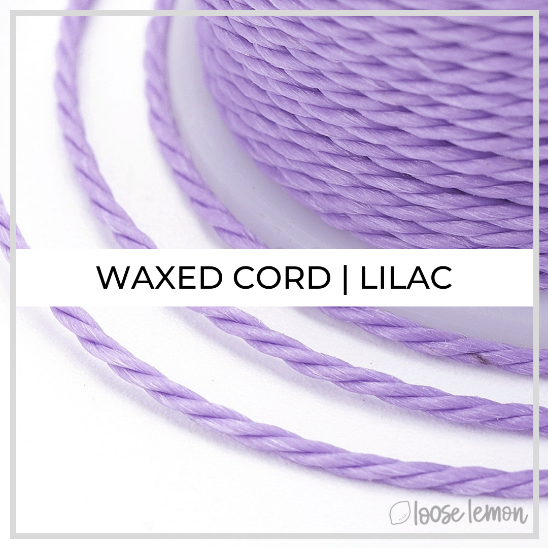 Waxed Cord | 10M Roll | Lilac