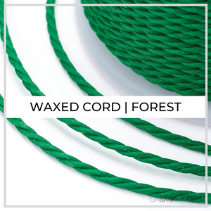 Waxed Cord | 10M Roll | Forest