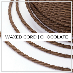 Waxed Cord | 10M Roll | Chocolate