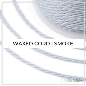 Waxed Cord | 10M Roll | Smoke